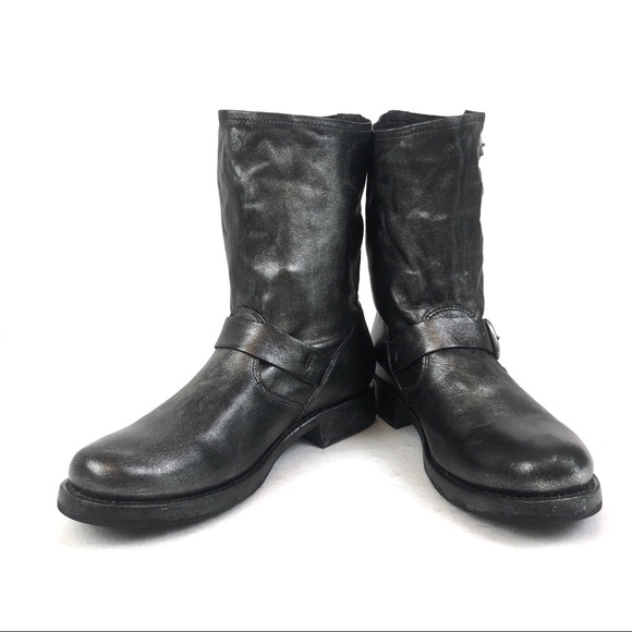 NWT Frye | Women’s Metallic Veronica Ankle Boots - Picture 4 of 14